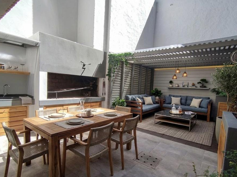 Patio + parrillero — después · Reforma integral en Punta Carretas · Montevideo